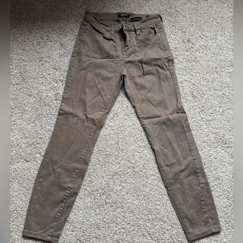 Buffalo Mid Rise Soft Stretch Ankle Skinny Jeans Pants